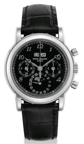 AAA Replica Patek Philippe Perpetual Calendar Chronograph Black Breguet Watch 3970G_Breguet